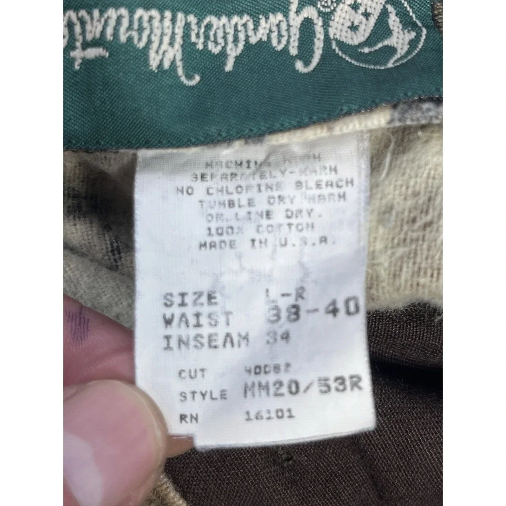 Vintage Gander Mountain Camouflage Pants Mens 36x25 
